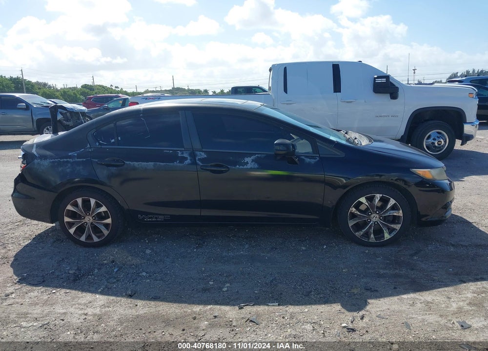 2012 HONDA CIVIC SI VIN: 2HGFB6E52CH702611