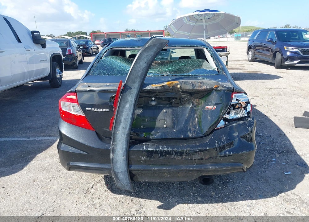2012 HONDA CIVIC SI VIN: 2HGFB6E52CH702611