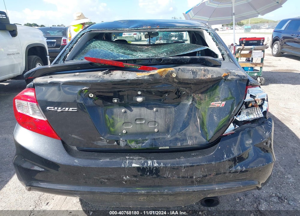 2012 HONDA CIVIC SI VIN: 2HGFB6E52CH702611