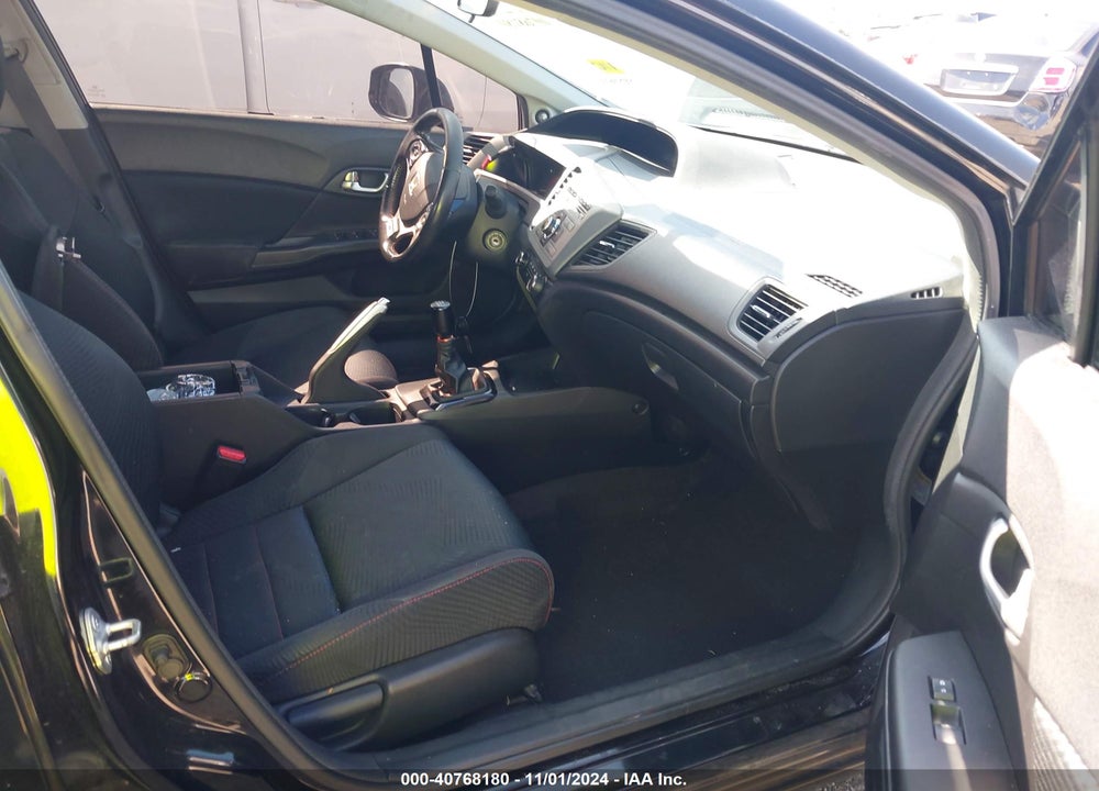 2012 HONDA CIVIC SI VIN: 2HGFB6E52CH702611