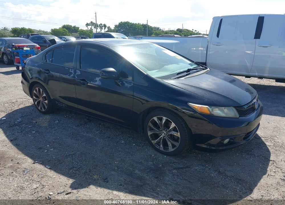 2012 HONDA CIVIC SI VIN: 2HGFB6E52CH702611