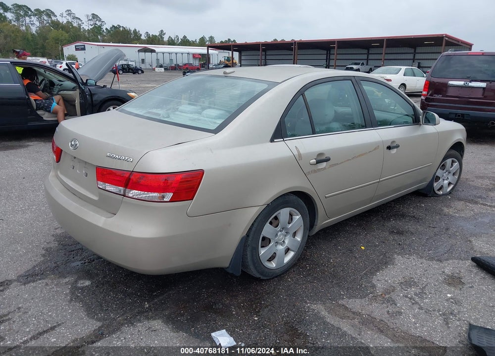 2008 HYUNDAI SONATA GLS VIN: 5NPET46C38H403538