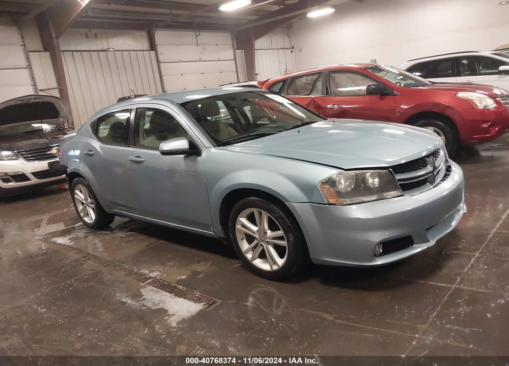 2013 DODGE AVENGER SXT VIN: 1C3CDZCB2DN506350