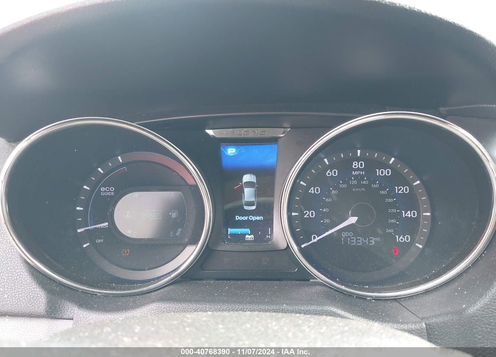 2013 HYUNDAI SONATA HYBRID LIMITED VIN: KMHEC4A43DA091718