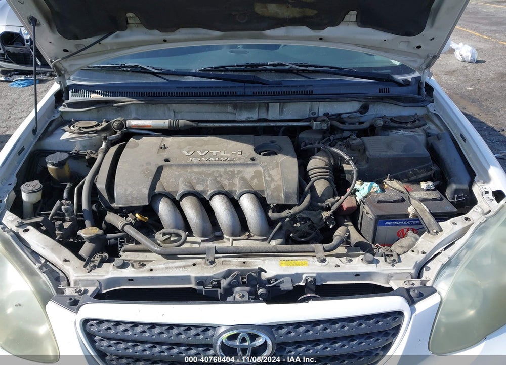 2005 TOYOTA COROLLA XRS VIN: 2T1BY32E05C391658