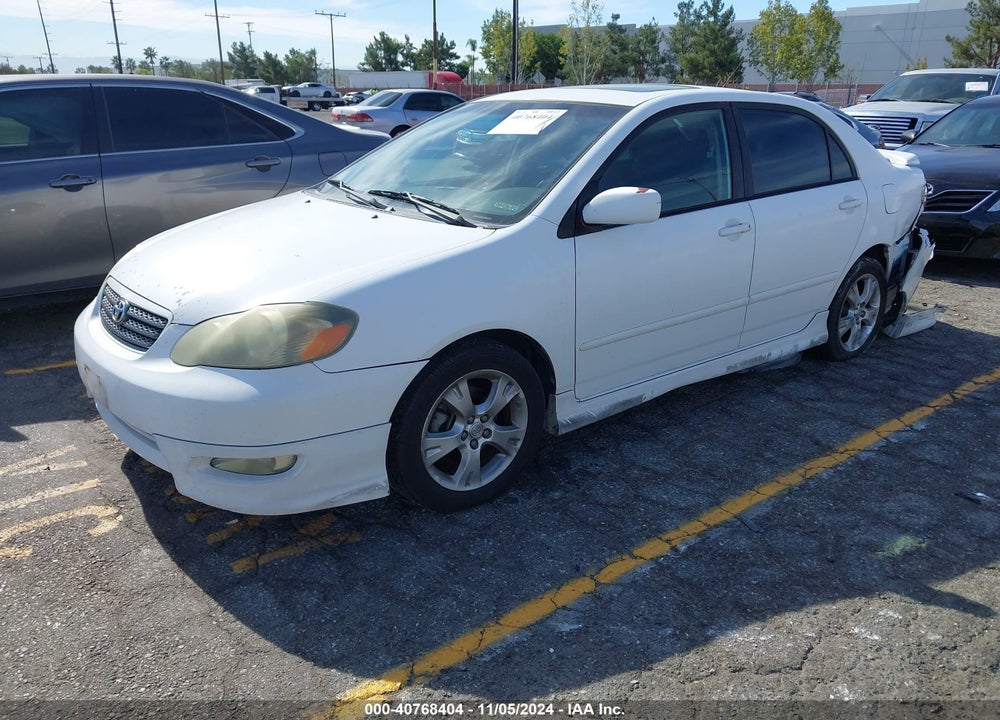 2005 TOYOTA COROLLA XRS VIN: 2T1BY32E05C391658