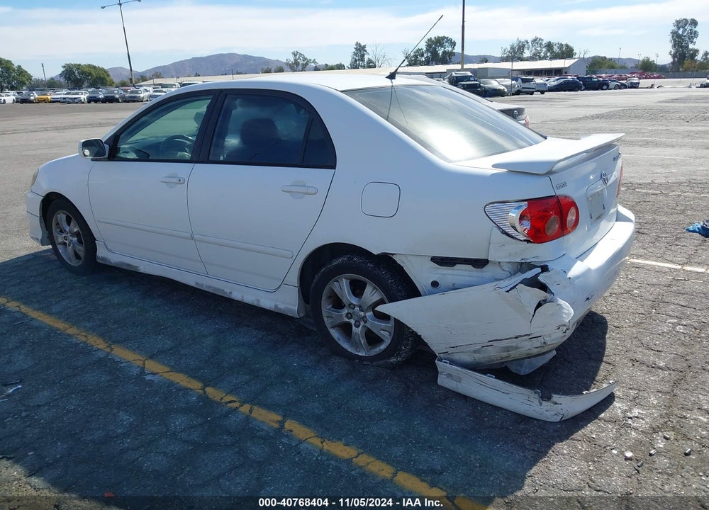 2005 TOYOTA COROLLA XRS VIN: 2T1BY32E05C391658