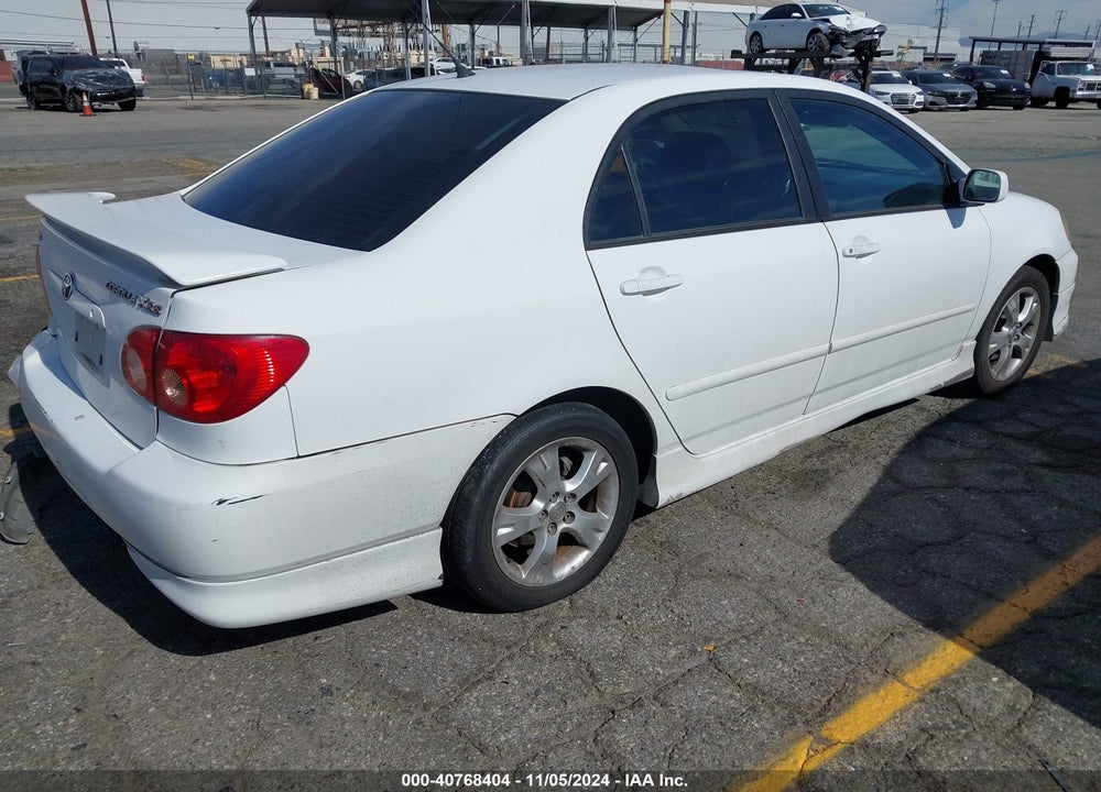2005 TOYOTA COROLLA XRS VIN: 2T1BY32E05C391658
