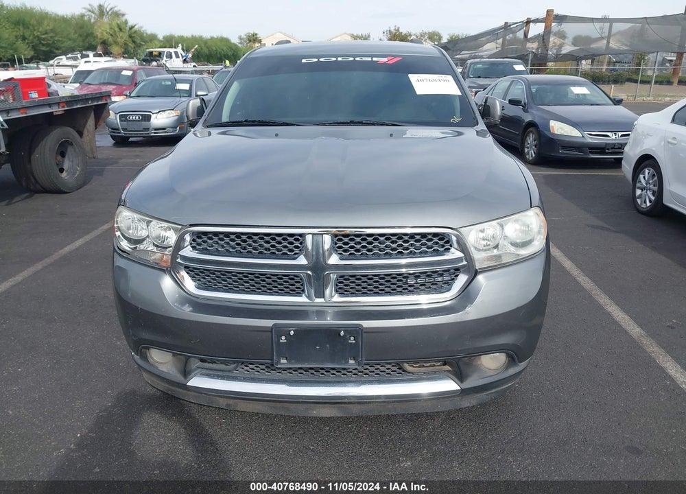 2012 DODGE DURANGO CREW VIN: 1C4RDHDG9CC118519