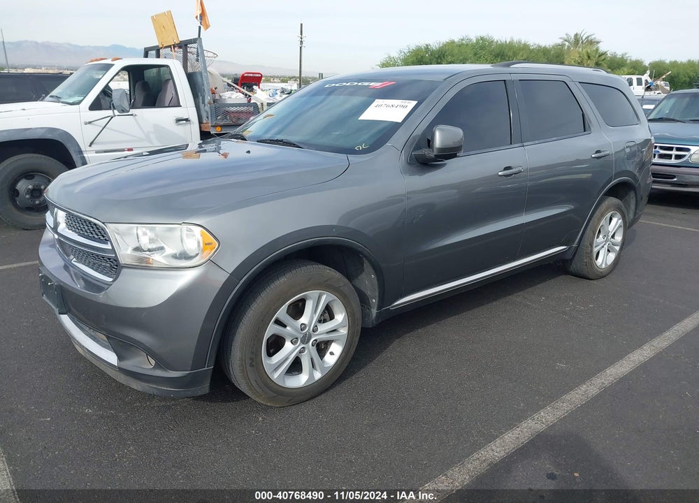 2012 DODGE DURANGO CREW VIN: 1C4RDHDG9CC118519