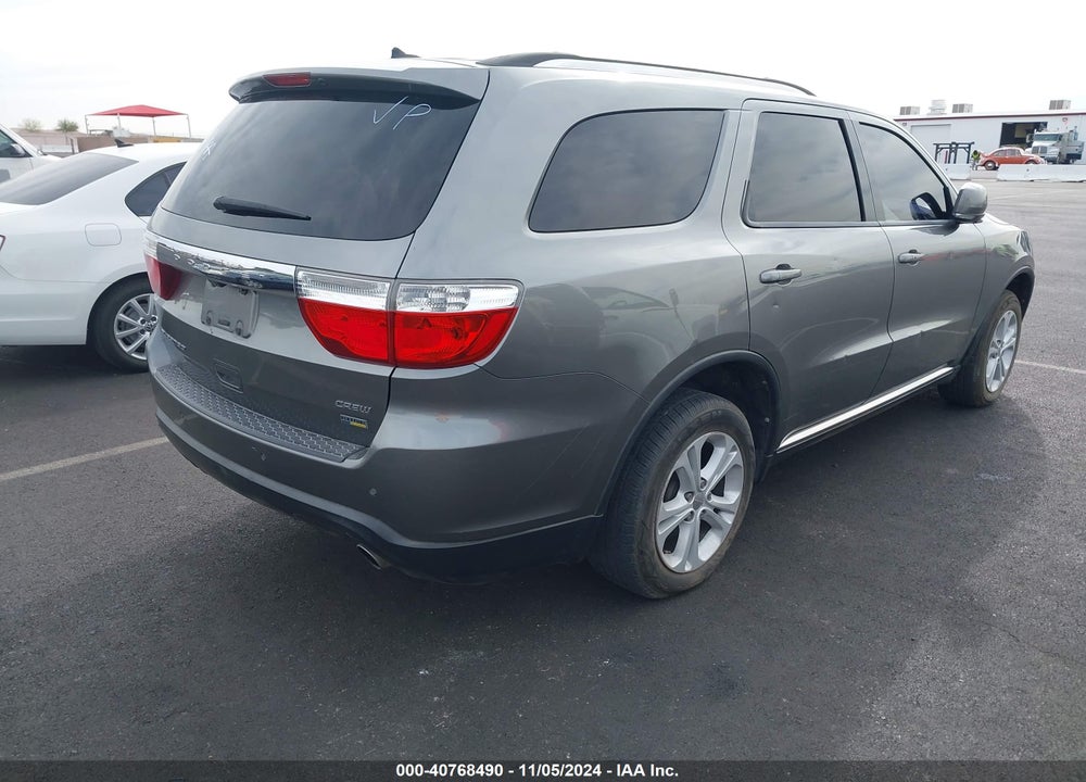 2012 DODGE DURANGO CREW VIN: 1C4RDHDG9CC118519