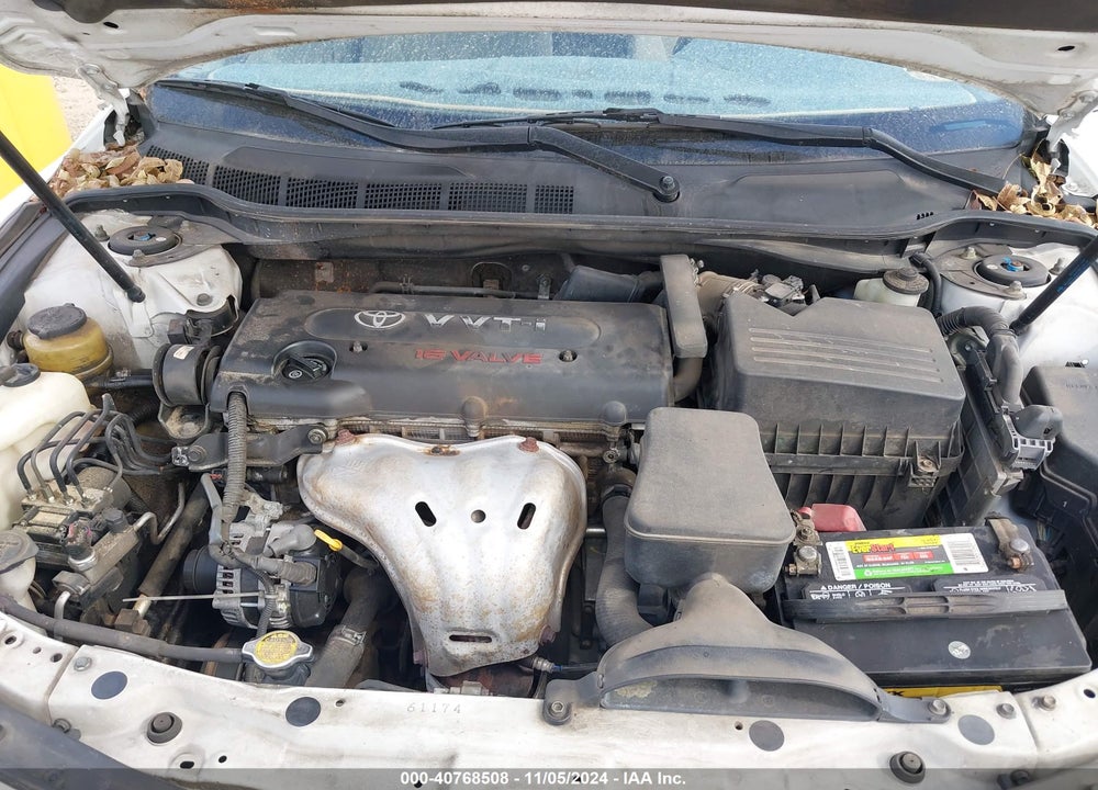 2008 TOYOTA CAMRY LE VIN: 4T1BE46KX8U791826