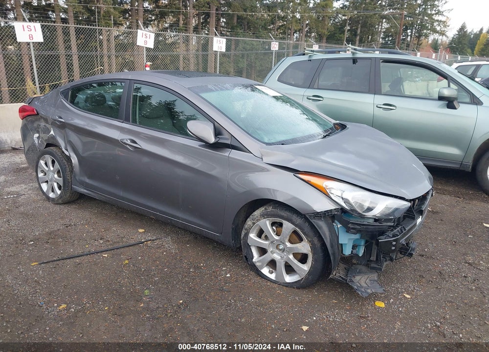 2012 HYUNDAI ELANTRA LIMITED VIN: 5NPDH4AE1CH112079