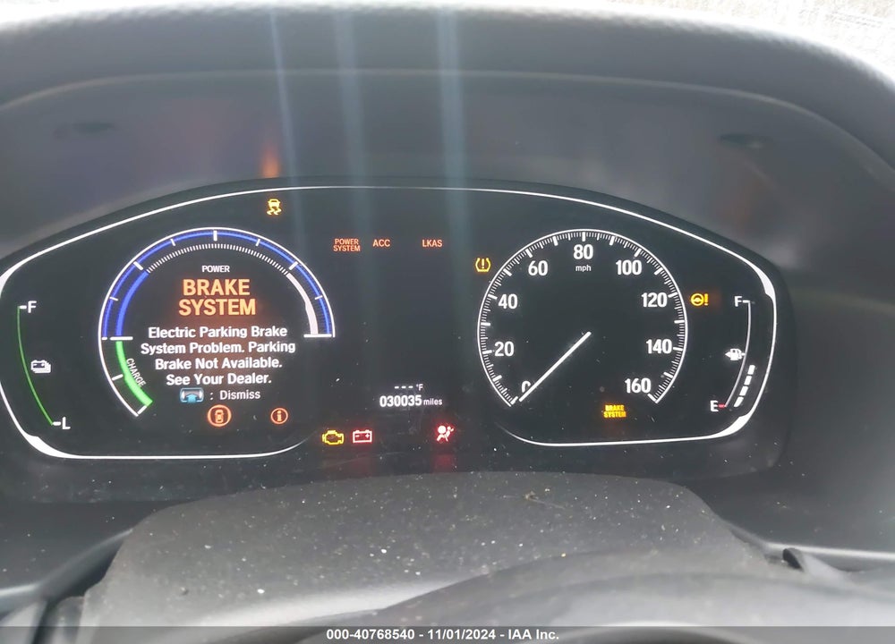 2020 HONDA ACCORD HYBRID VIN: 1HGCV3F19LA010350