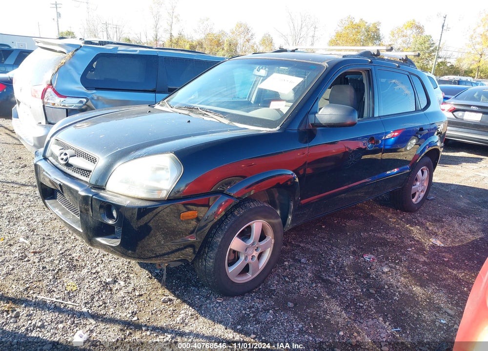 2008 HYUNDAI TUCSON GLS VIN: KM8JM12B18U708397