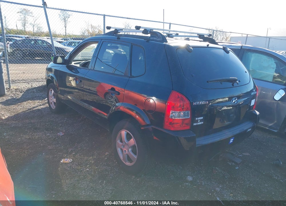 2008 HYUNDAI TUCSON GLS VIN: KM8JM12B18U708397