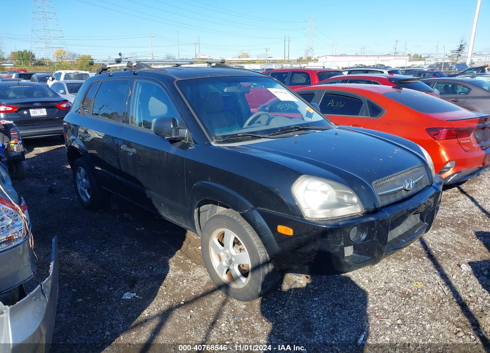 2008 HYUNDAI TUCSON GLS VIN: KM8JM12B18U708397