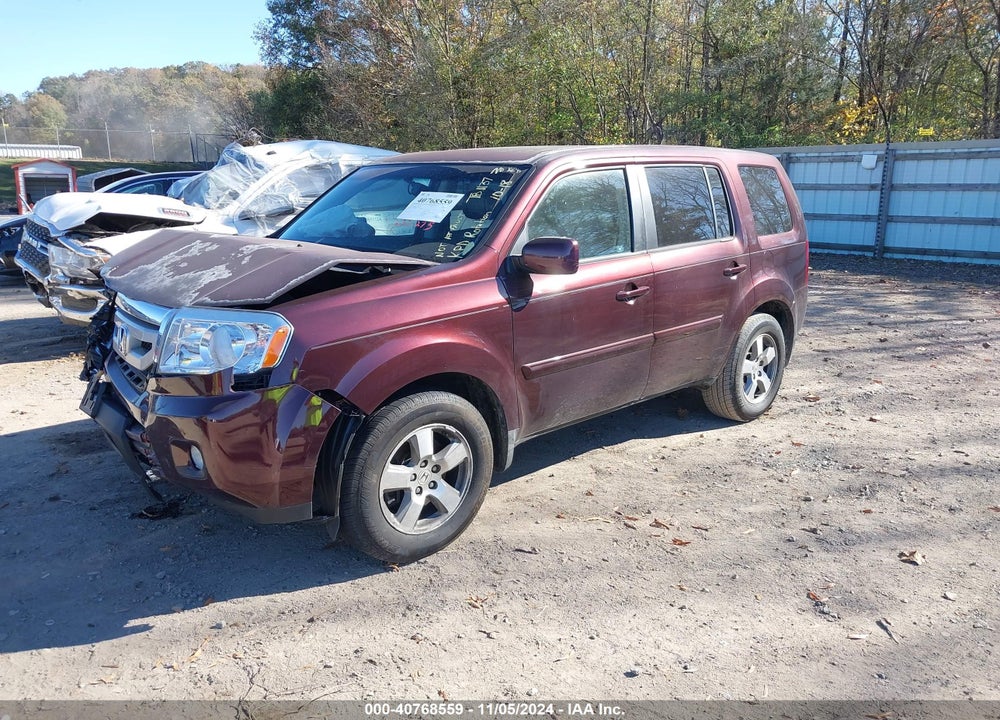 2010 HONDA PILOT EX-L VIN: 5FNYF4H51AB034699