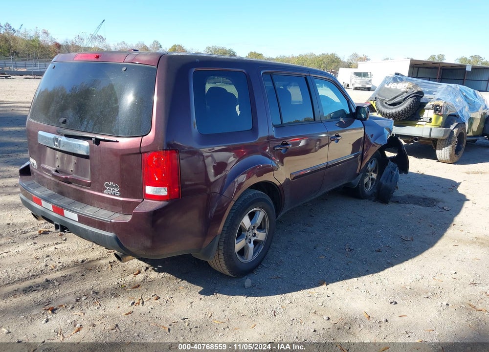 2010 HONDA PILOT EX-L VIN: 5FNYF4H51AB034699