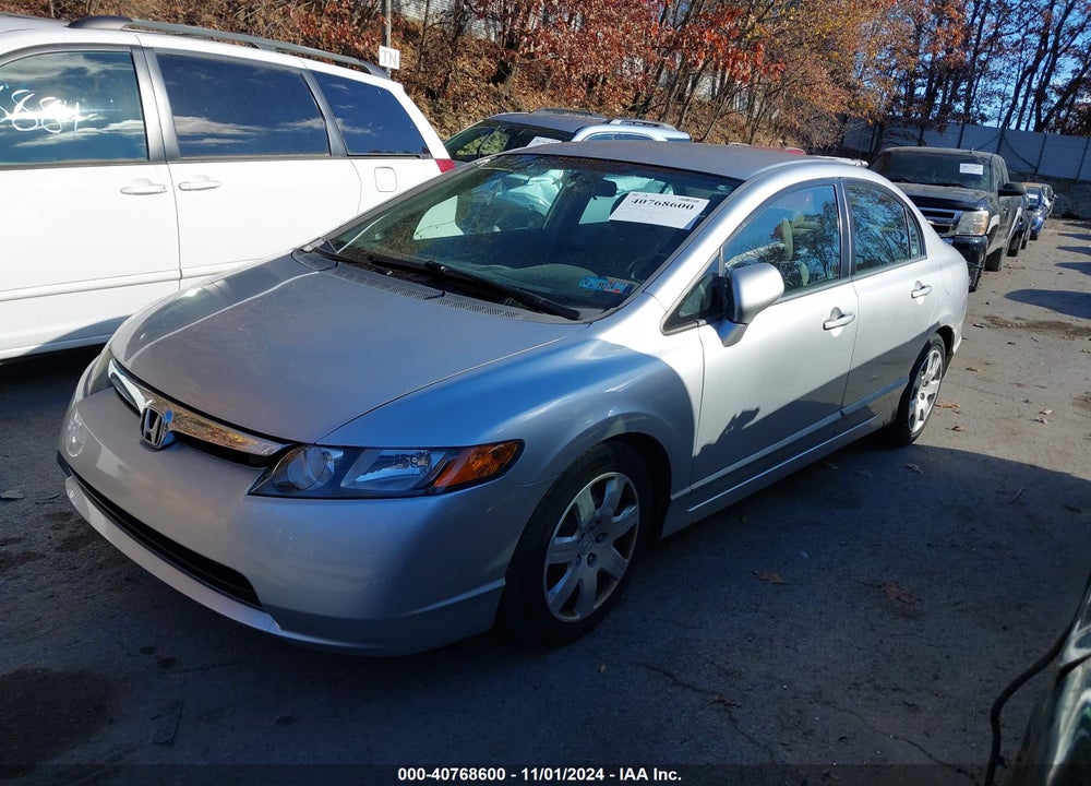 2008 HONDA CIVIC LX VIN: 2HGFA16518H300493