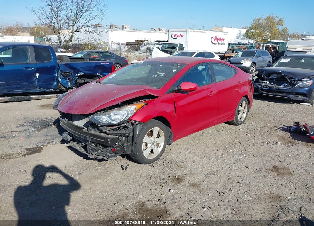 2013 HYUNDAI ELANTRA GLS VIN: KMHDH4AE5DU934337