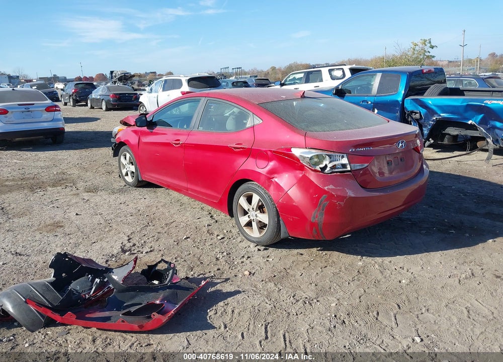 2013 HYUNDAI ELANTRA GLS VIN: KMHDH4AE5DU934337
