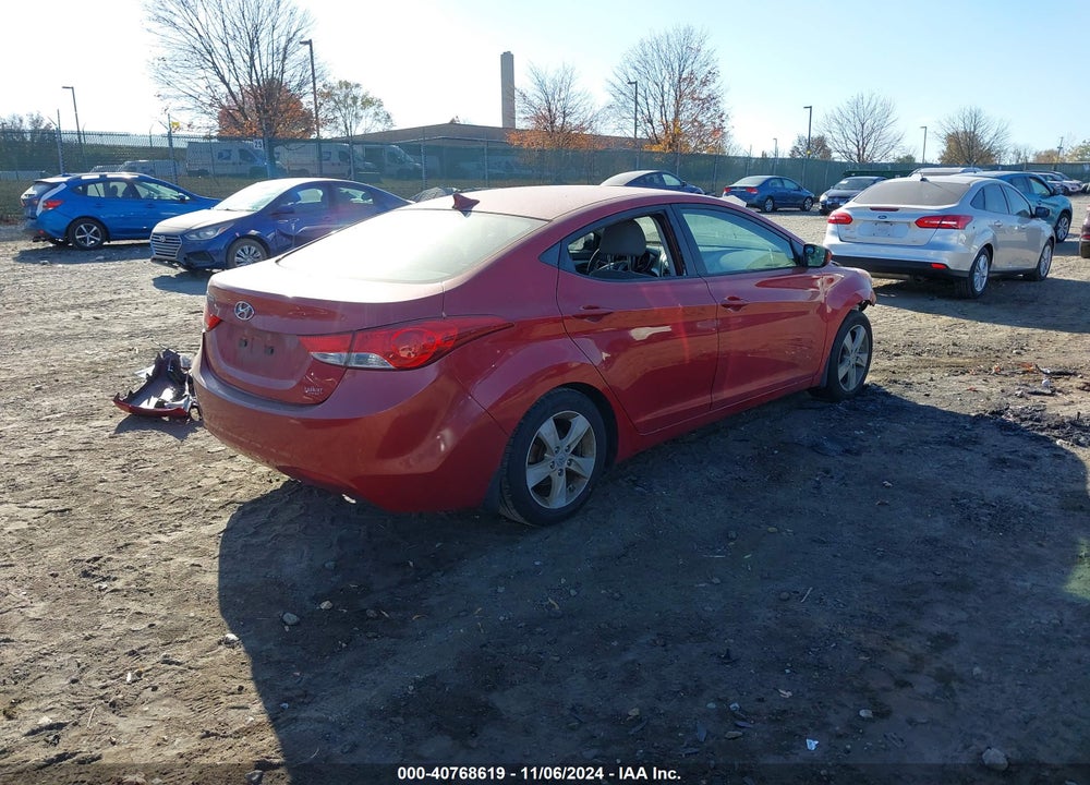 2013 HYUNDAI ELANTRA GLS VIN: KMHDH4AE5DU934337