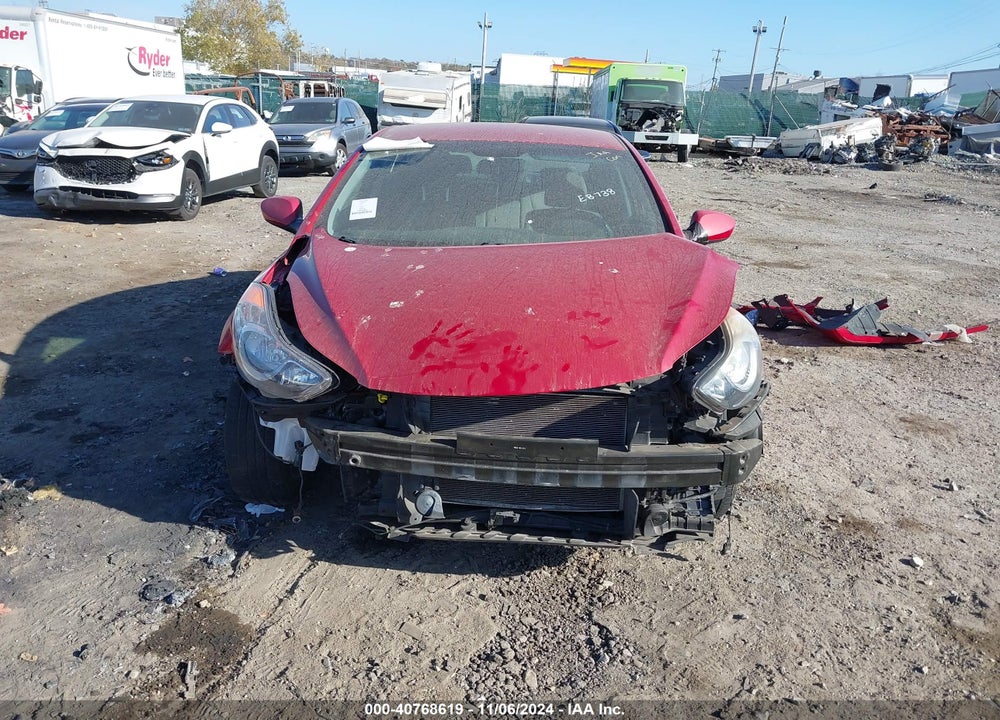 2013 HYUNDAI ELANTRA GLS VIN: KMHDH4AE5DU934337