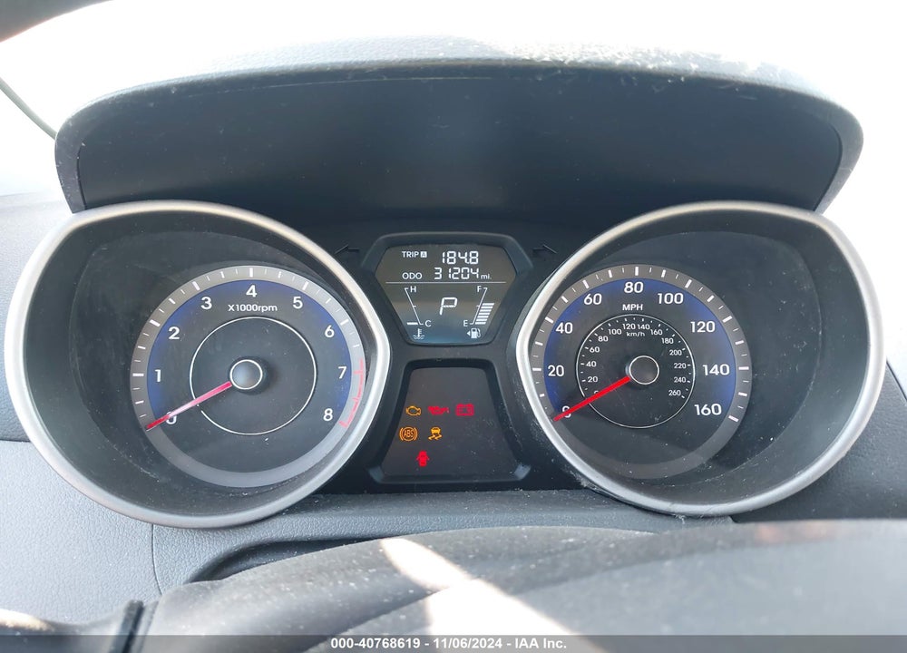 2013 HYUNDAI ELANTRA GLS VIN: KMHDH4AE5DU934337