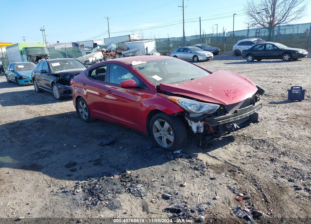 2013 HYUNDAI ELANTRA GLS VIN: KMHDH4AE5DU934337