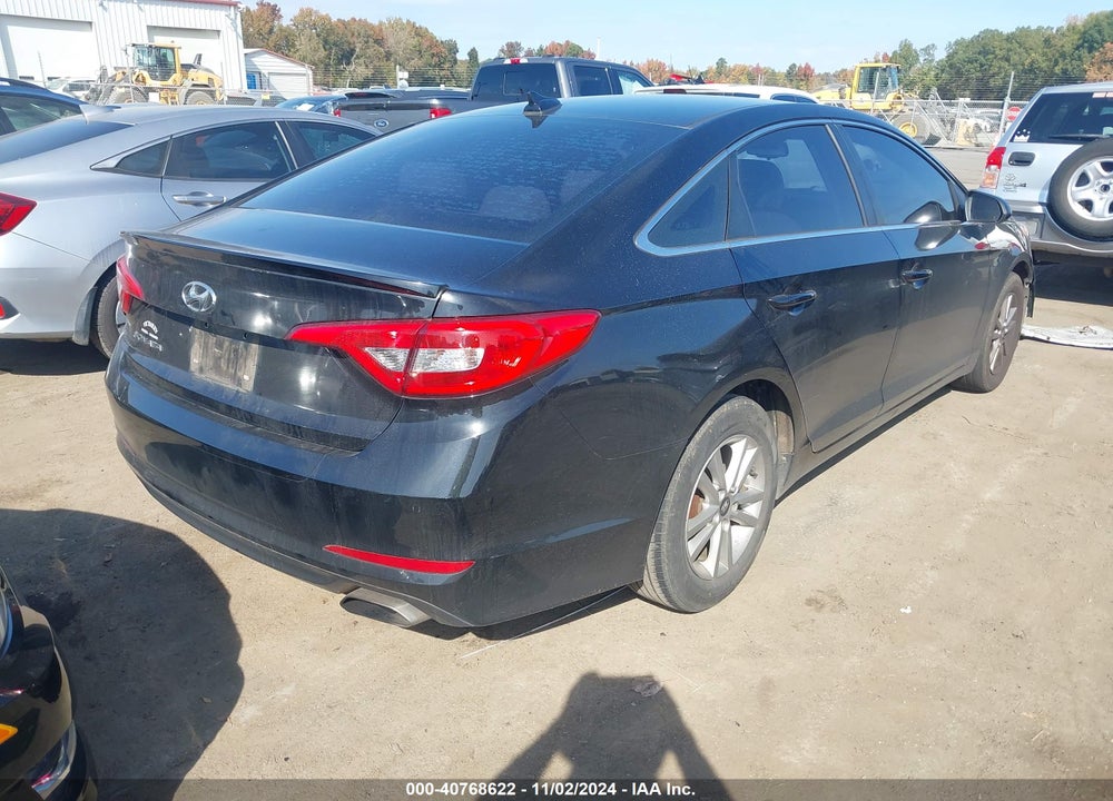 2017 HYUNDAI SONATA SE VIN: 5NPE24AF9HH544375