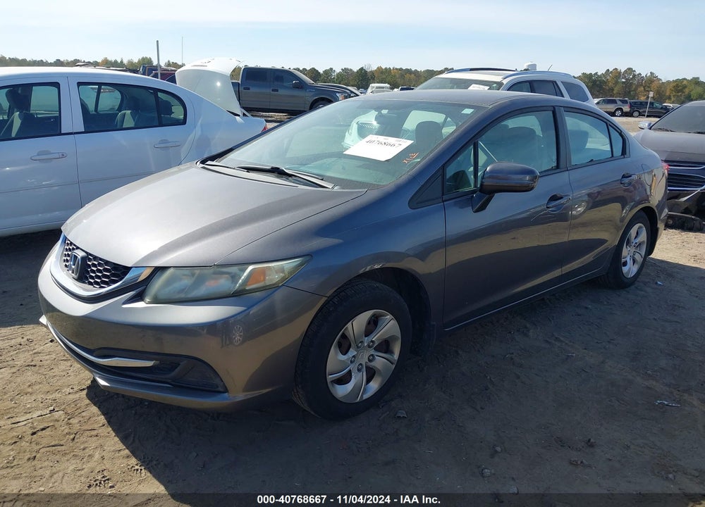 2014 HONDA CIVIC VIN: 19XFB2E58EE081641