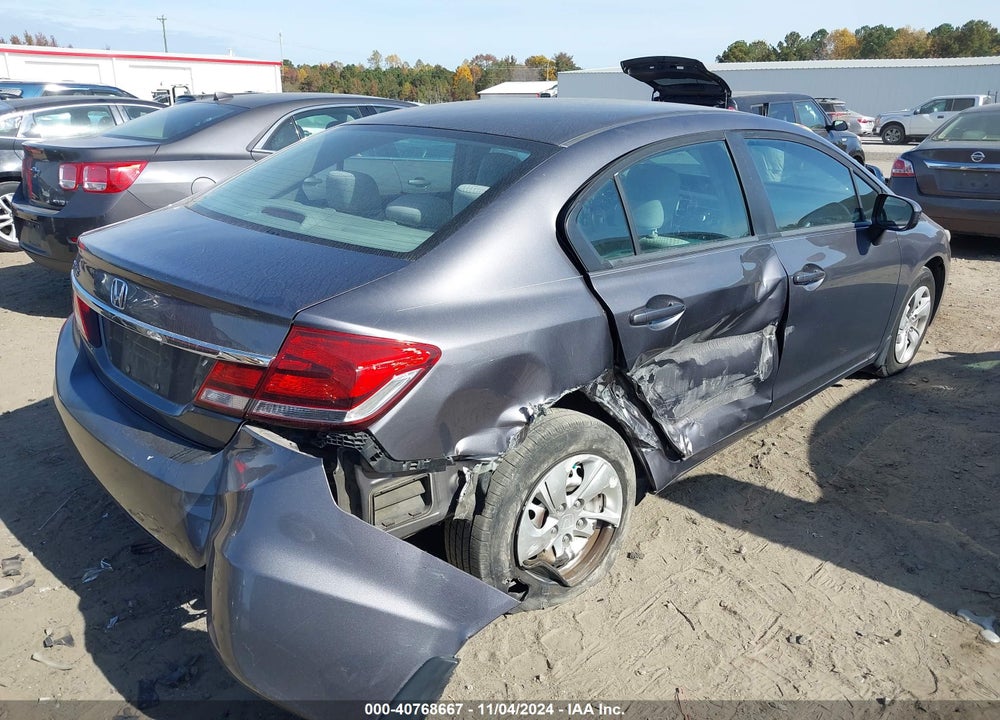 2014 HONDA CIVIC VIN: 19XFB2E58EE081641