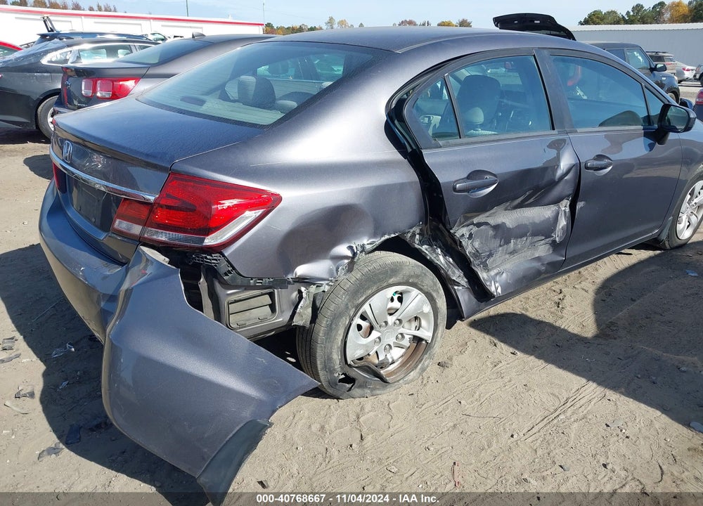 2014 HONDA CIVIC VIN: 19XFB2E58EE081641