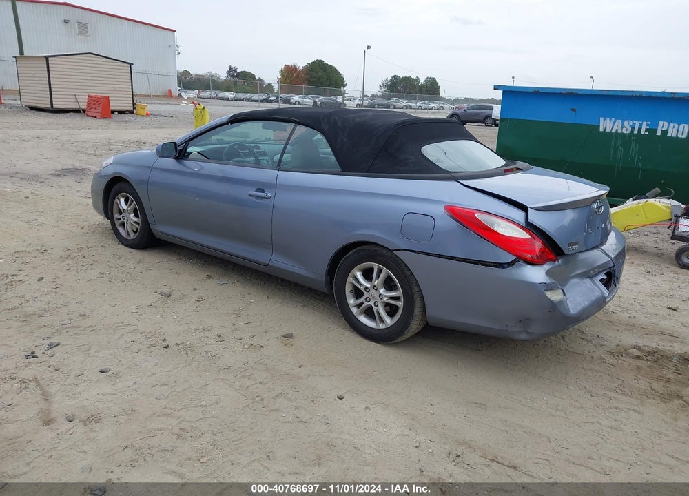 2007 TOYOTA CAMRY SOLARA SE VIN: 4T1FA38P37U133456