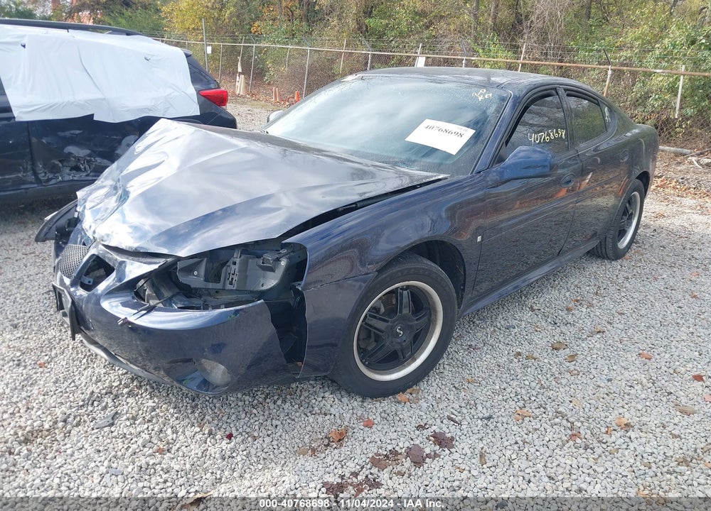 2008 PONTIAC GRAND PRIX VIN: 2G2WP552X81101029
