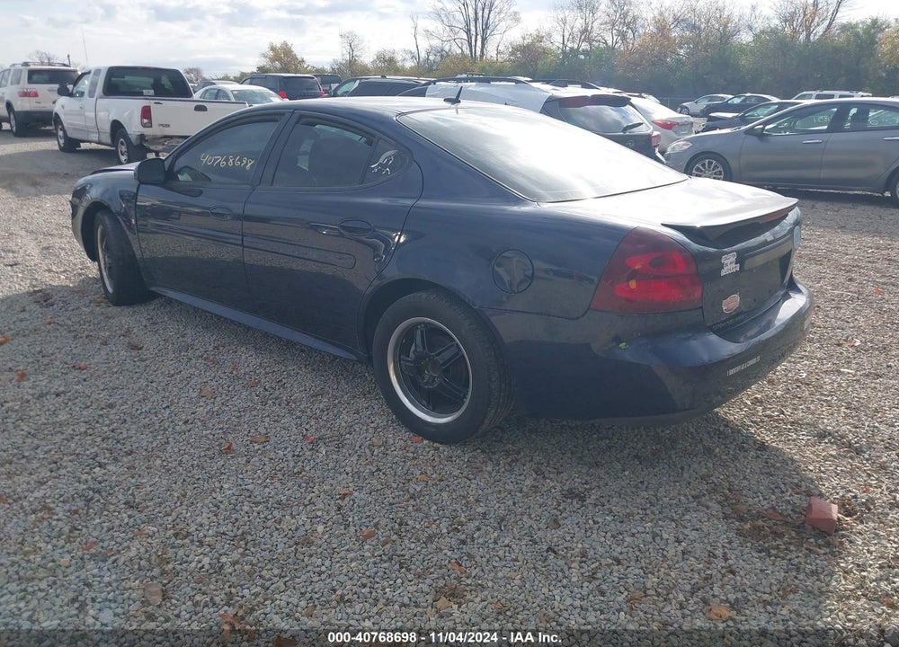2008 PONTIAC GRAND PRIX VIN: 2G2WP552X81101029