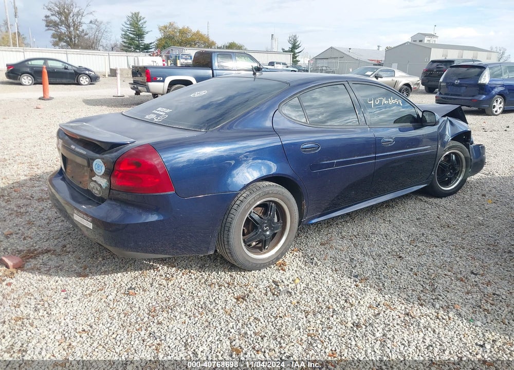 2008 PONTIAC GRAND PRIX VIN: 2G2WP552X81101029