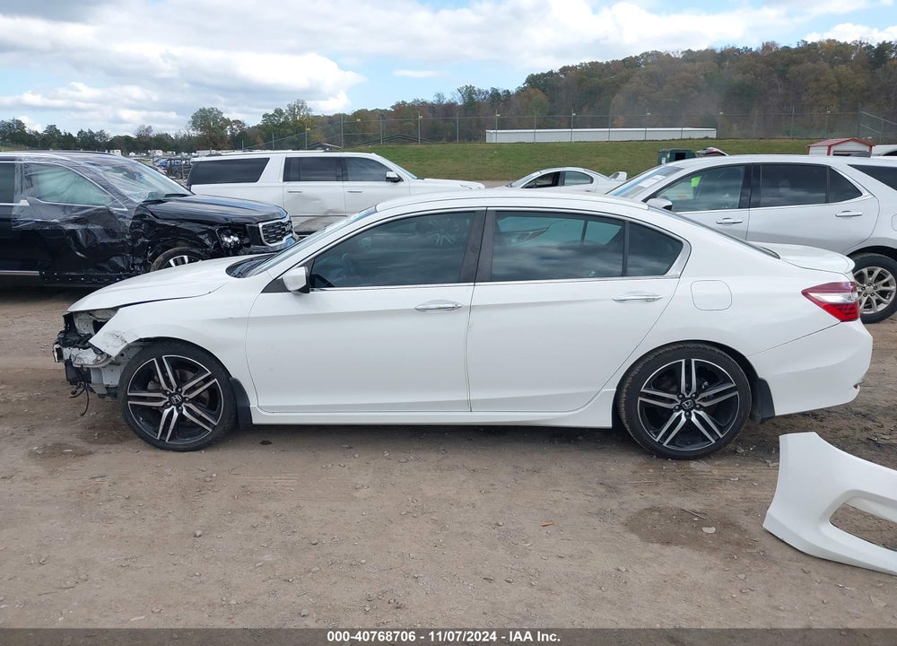 2016 HONDA ACCORD SPORT VIN: 1HGCR2F65GA099365