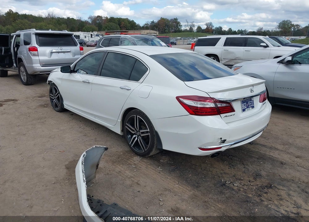 2016 HONDA ACCORD SPORT VIN: 1HGCR2F65GA099365