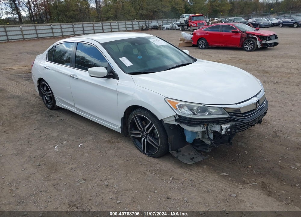 2016 HONDA ACCORD SPORT VIN: 1HGCR2F65GA099365
