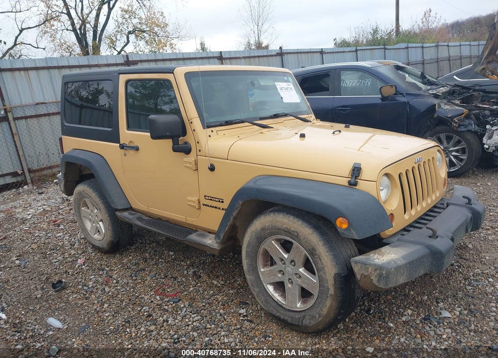 2013 JEEP WRANGLER SPORT VIN: 1C4AJWAG2DL631577