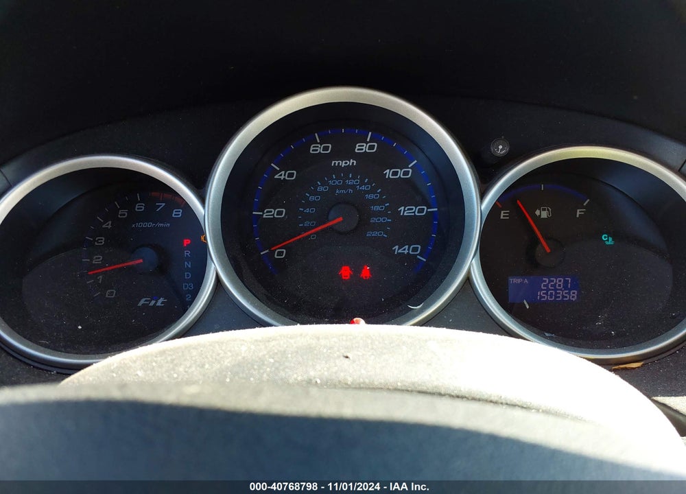 2007 HONDA FIT VIN: JHMGD38497S066779