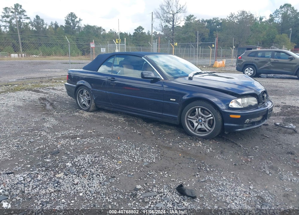 2003 BMW 330CI VIN: WBABS53443EV90366