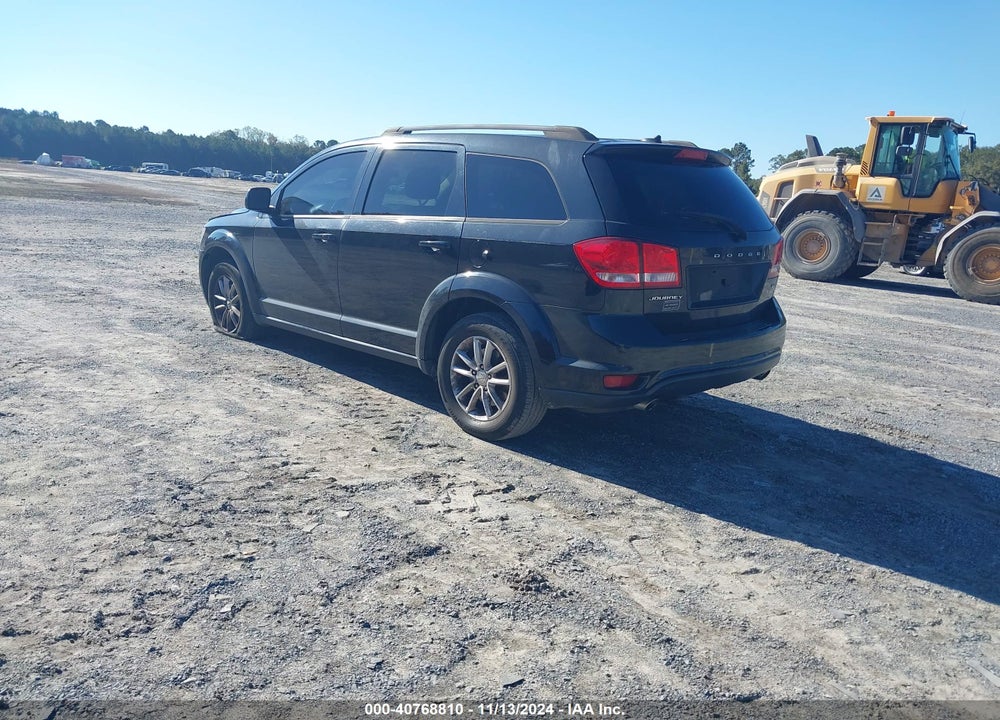 2013 DODGE JOURNEY SXT VIN: 3C4PDCBG1DT592323