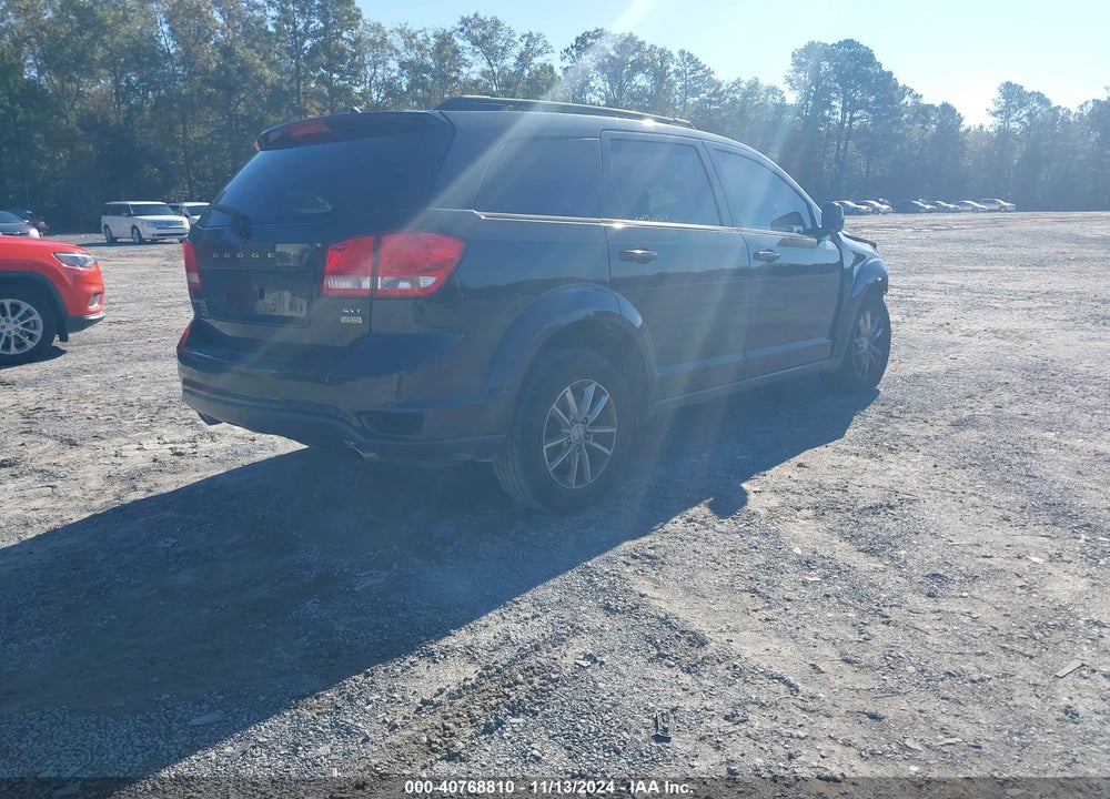 2013 DODGE JOURNEY SXT VIN: 3C4PDCBG1DT592323