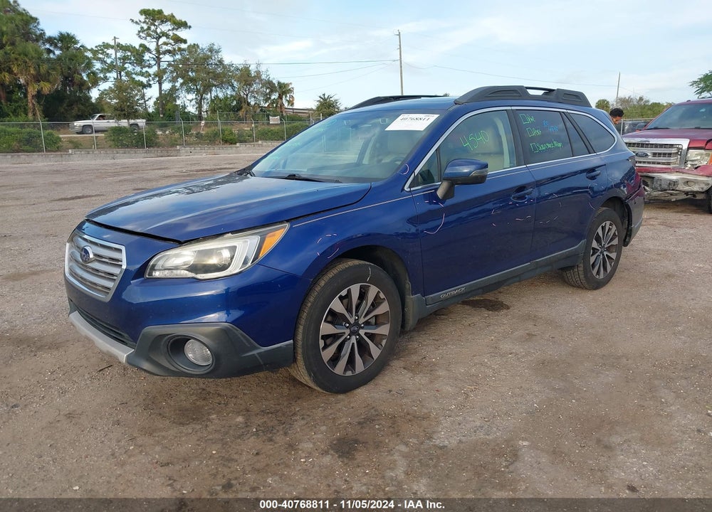 2016 SUBARU OUTBACK 2.5I LIMITED VIN: 4S4BSANC1G3279250