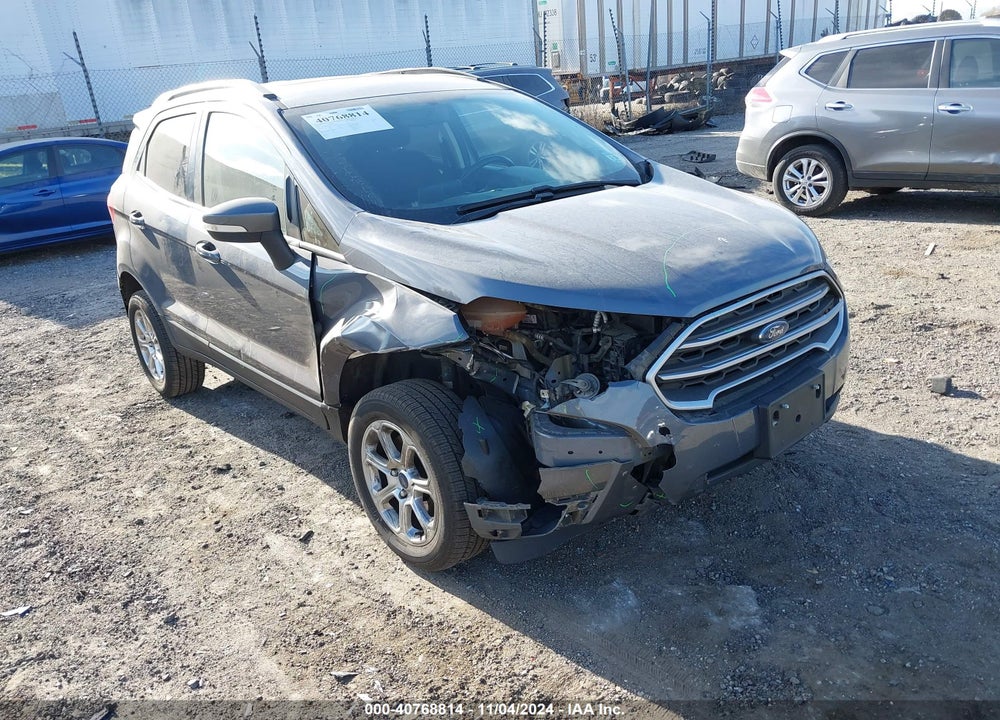 2019 FORD ECOSPORT SE VIN: MAJ6S3GL1KC284364