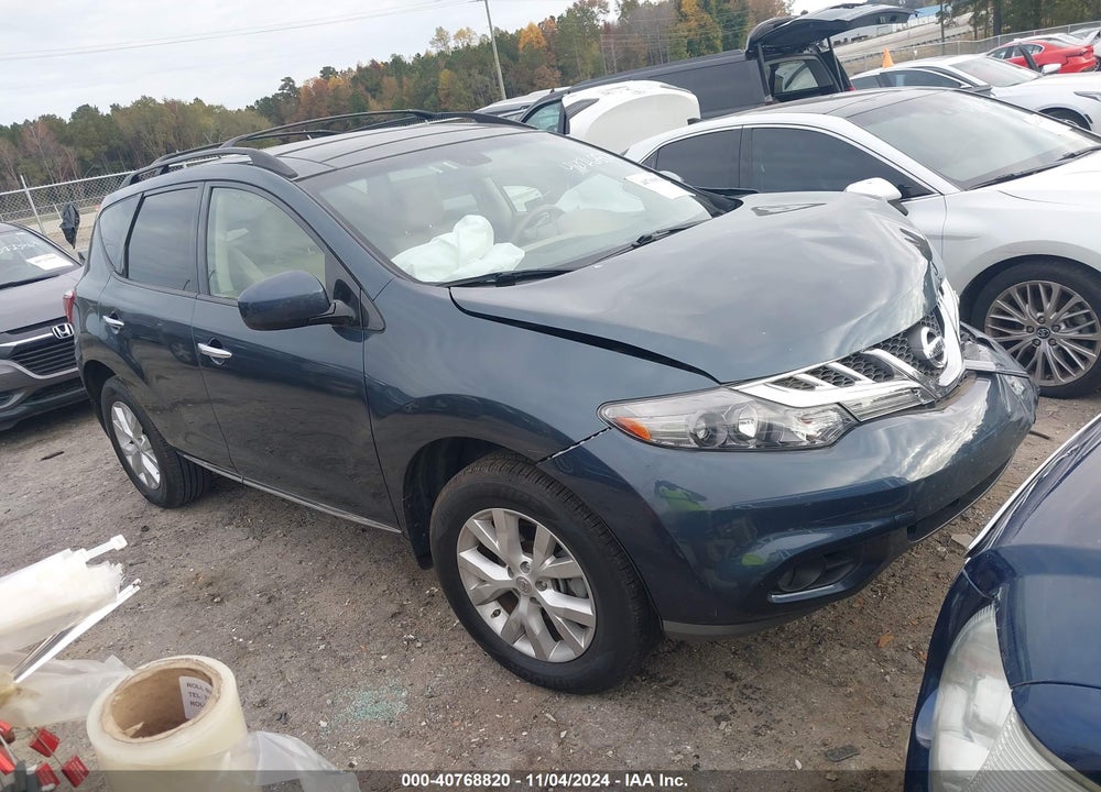 2014 NISSAN MURANO SL VIN: JN8AZ1MU0EW420573