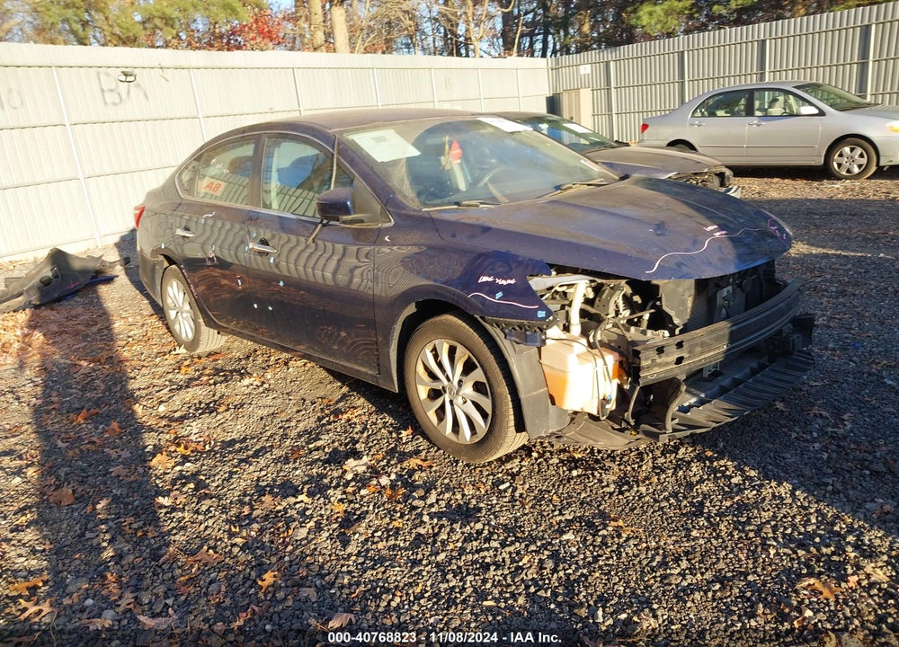 2018 NISSAN SENTRA SV VIN: 3N1AB7AP2JY227347